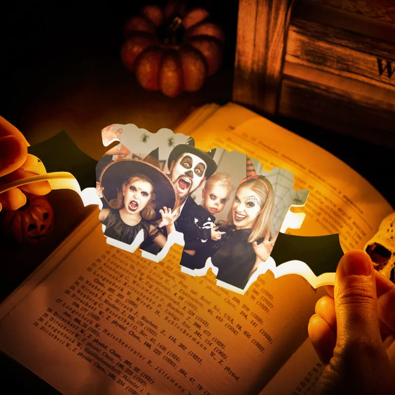 Lampada Foto Personalizzata Halloween Acrilico Luce LED Regalo