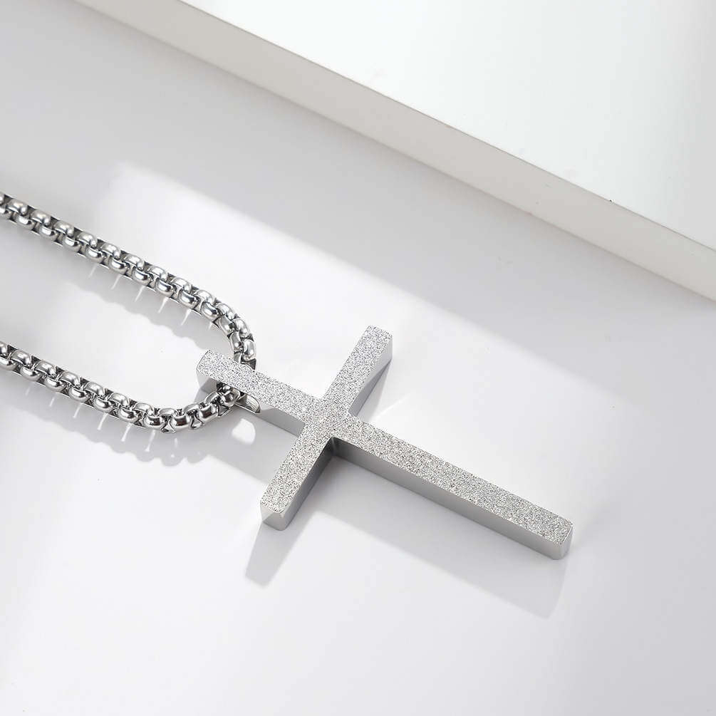 Collana Croce - A Mio Figlio con Amore Mamma.