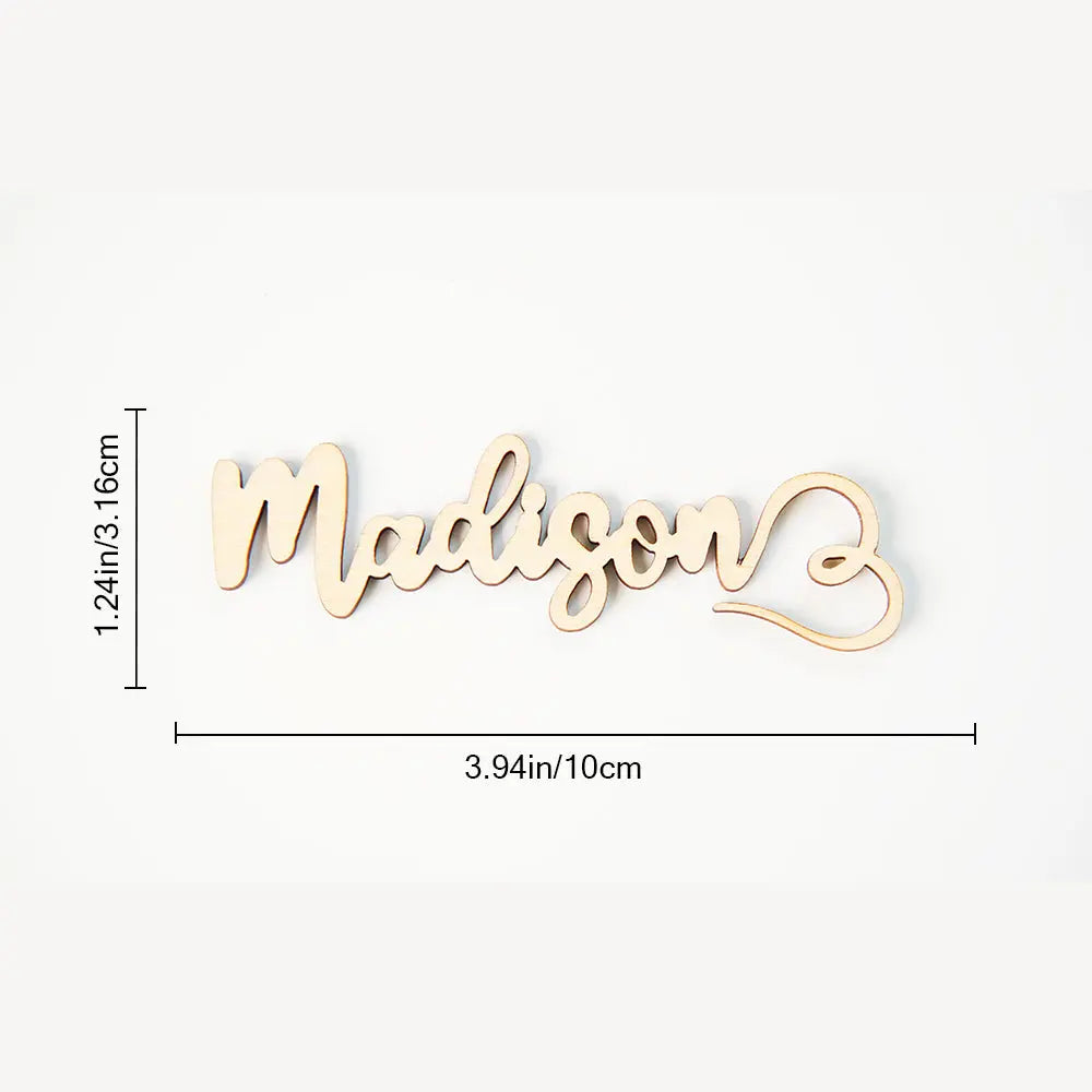 Segnaposto in Legno Personalizzati Nome per Calici Matrimonio Brindisi Comunione Compleanno Battesimo Cresima Cerimonia Natale Capodanno