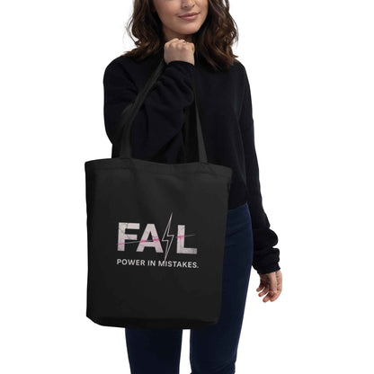 Borsa Tote in Cotone Organico 🛍️ | FAIL Streetwear – Sostenibile, Capiente e 100 % Stile Naturale