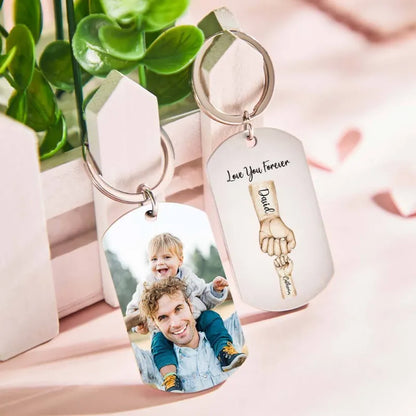 Portachiavi Personalizzato "Best Dad Ever" – Un Ricordo da Portare Sempre con Sé regalo papà