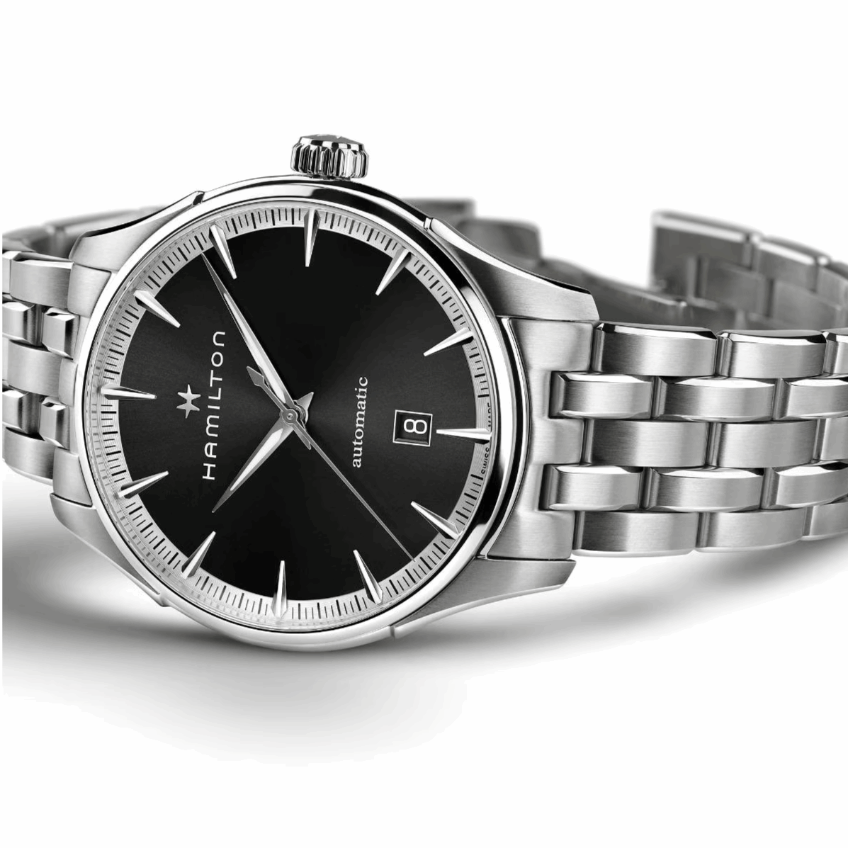 Hamilton Jazzmaster Automatic Nero 40mm – cinturino in acciaio