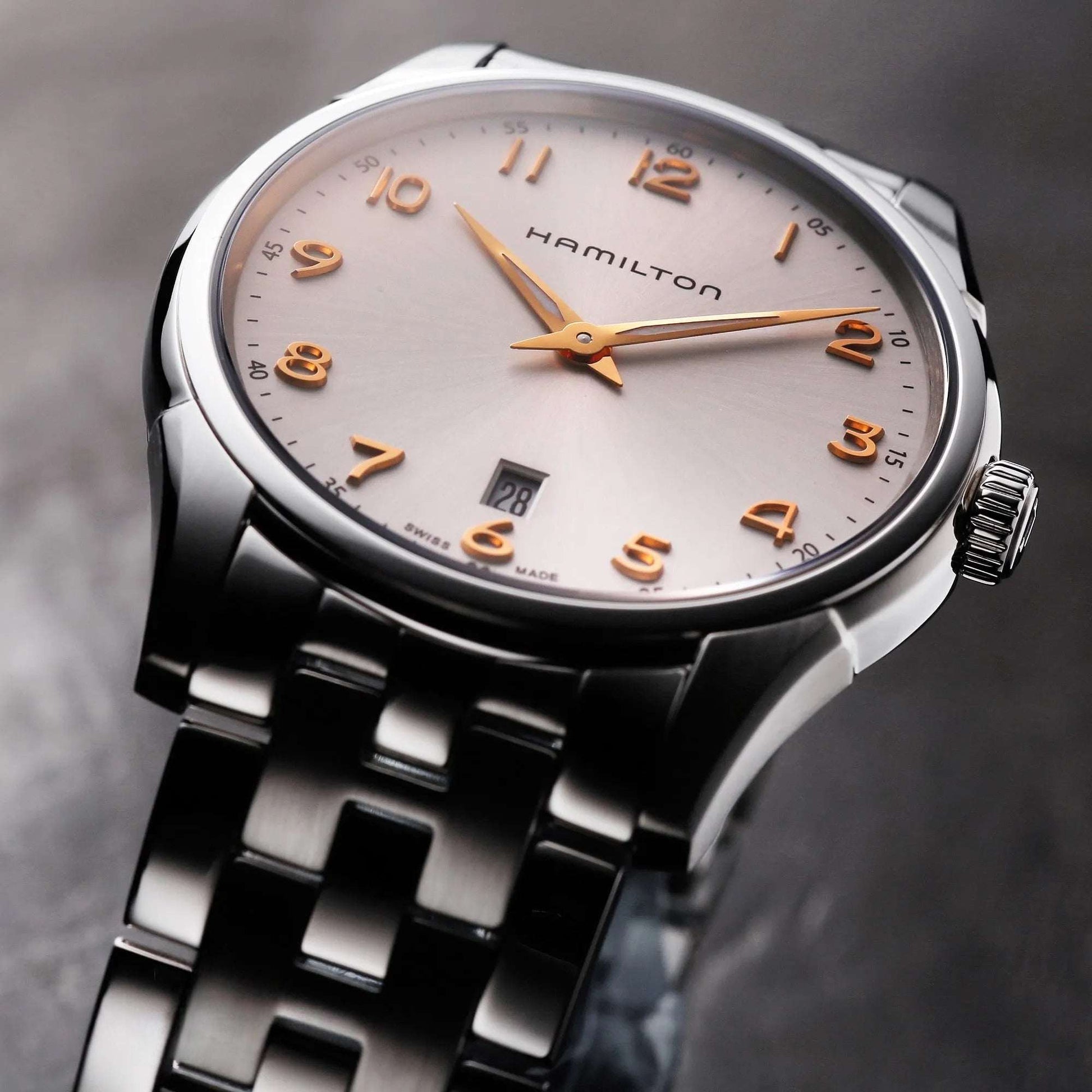 Hamilton Jazzmaster H38511143 – movimento swiss made al quarzo con data