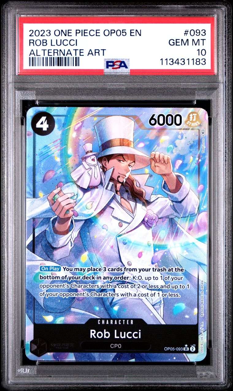 #093 ROB LUCCI PSA 10