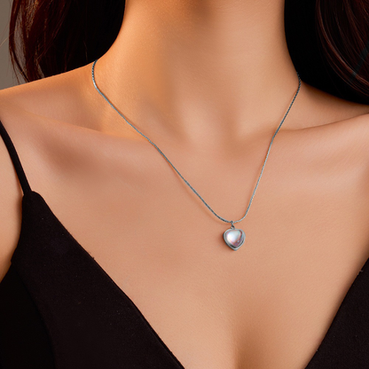 Collana Pietra di Luna in Argento Sterling 925 - Alla mia Mamma