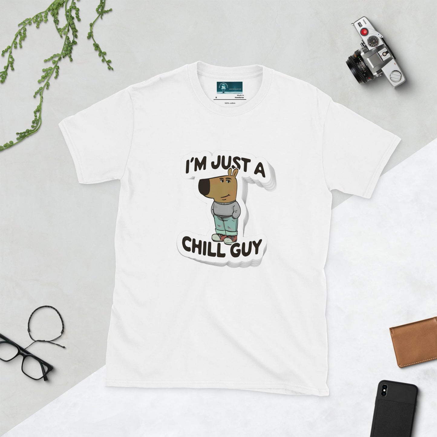 Maglietta unisex a maniche corte - I'm just a chill guy  🆓🚚