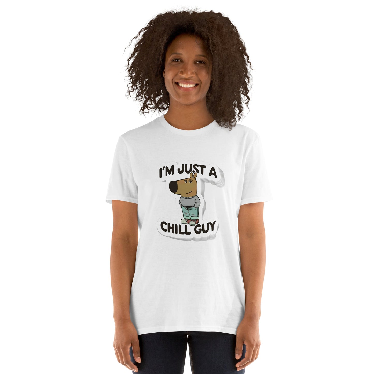 Maglietta unisex a maniche corte - I'm just a chill guy  🆓🚚