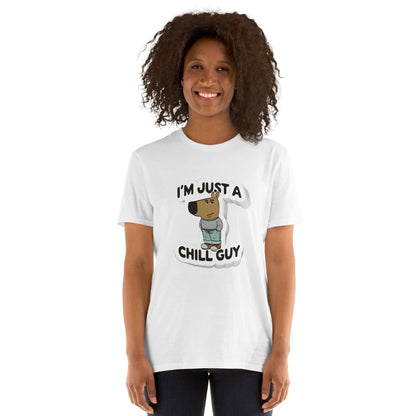 Maglietta unisex a maniche corte - I'm just a chill guy  🆓🚚