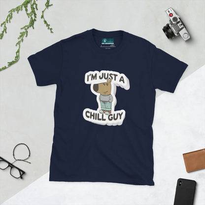 Maglietta unisex a maniche corte - I'm just a chill guy  🆓🚚