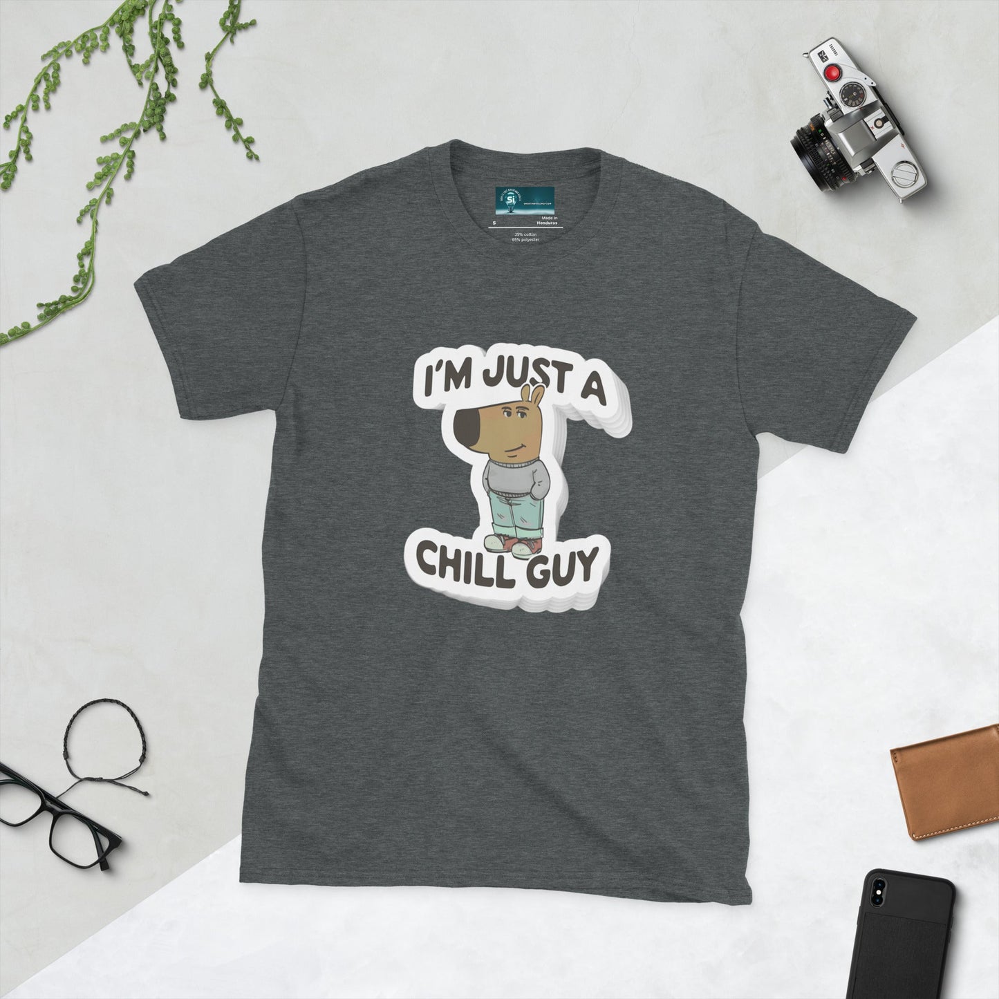 Maglietta unisex a maniche corte - I'm just a chill guy  🆓🚚