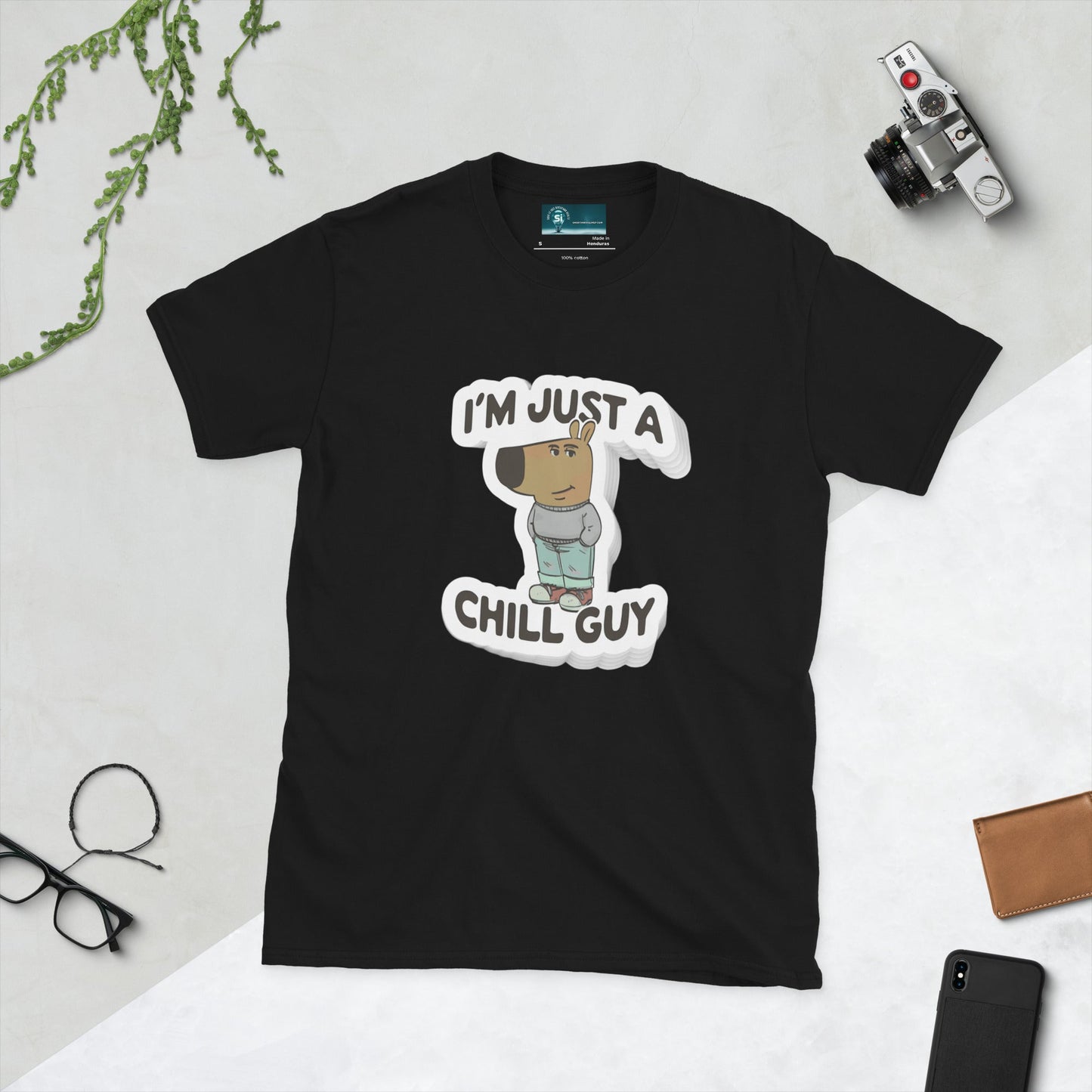 Maglietta unisex a maniche corte - I'm just a chill guy  🆓🚚