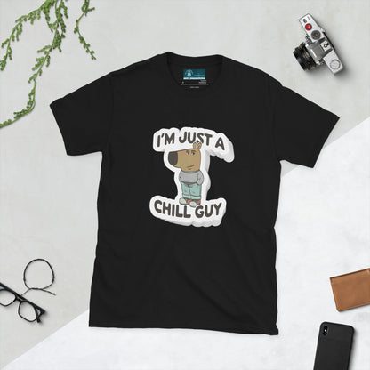 Maglietta unisex a maniche corte - I'm just a chill guy  🆓🚚