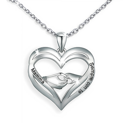 Collana da Donna in Argento Sterling 925 - Mamma, Sempre con Te