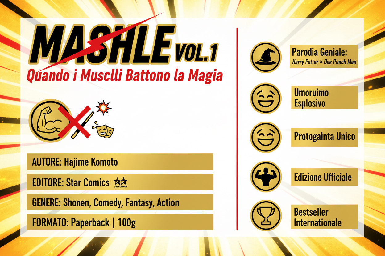 Mashle vol.1 - Hajime Komoto | Manga Star Comics