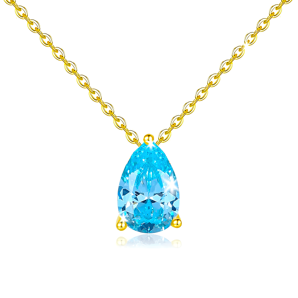 Collana con Pietra Acquamarina