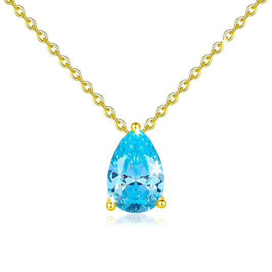 Collana con Pietra Acquamarina