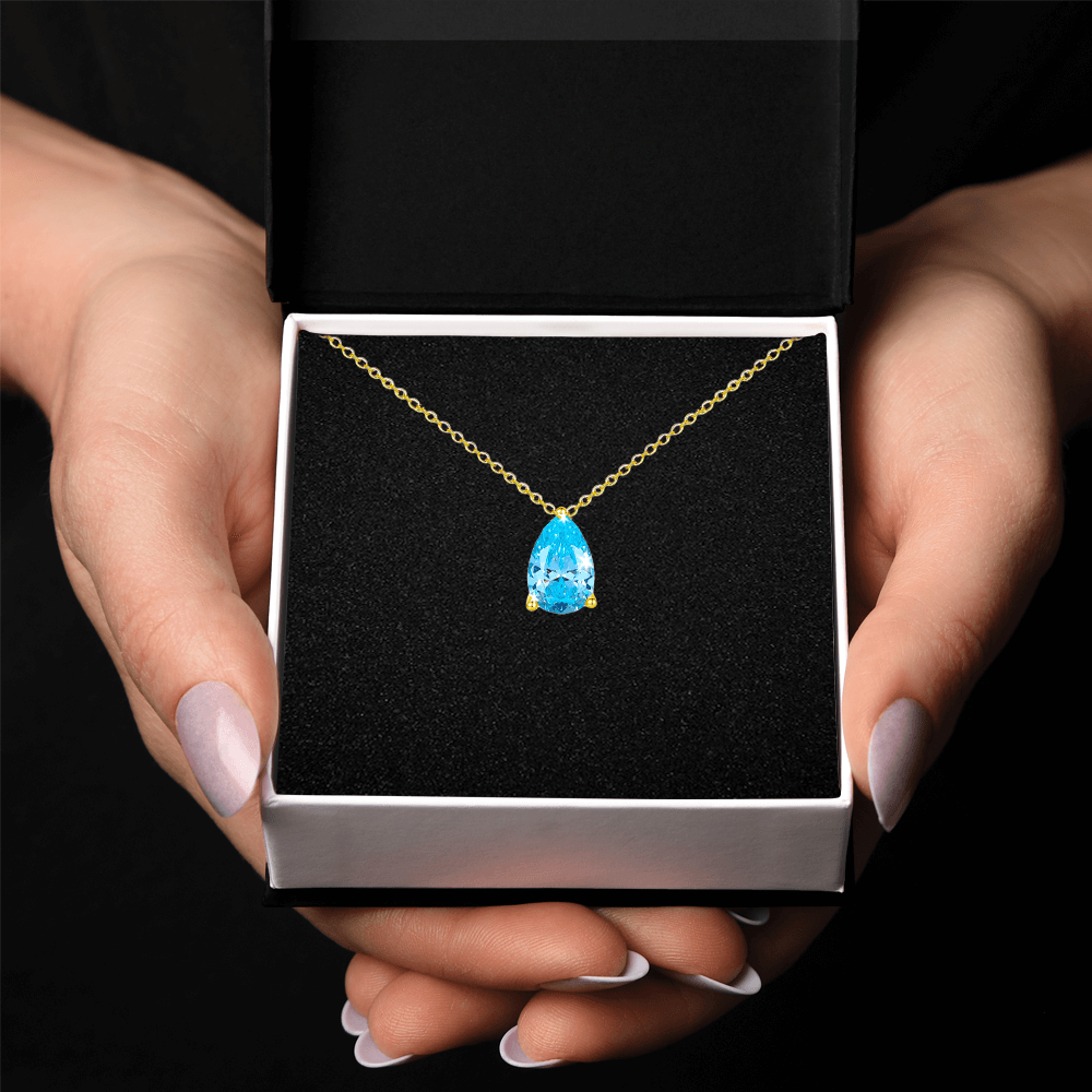 Collana con Pietra Acquamarina