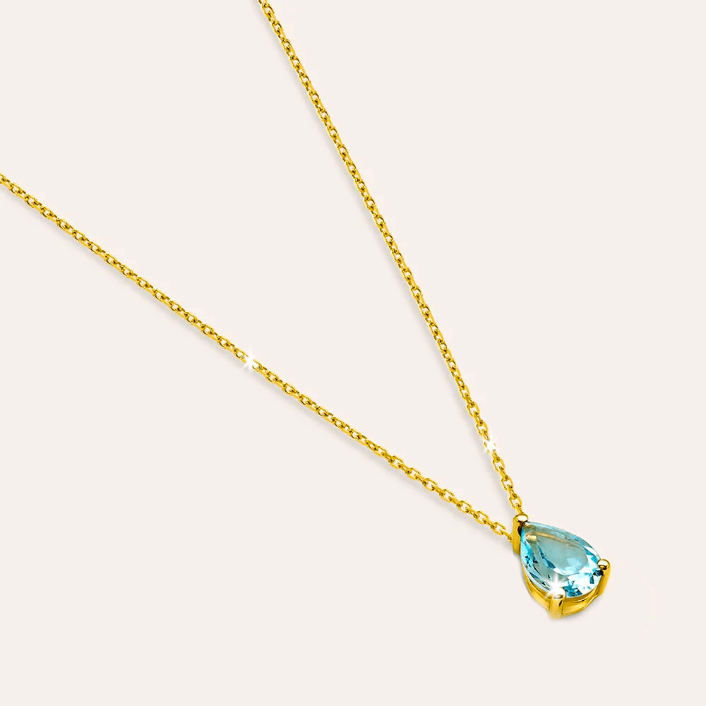 Collana con Pietra Acquamarina