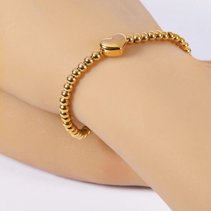 Bracciale Donna in Argento Sterling 925 - Con catena di cuori