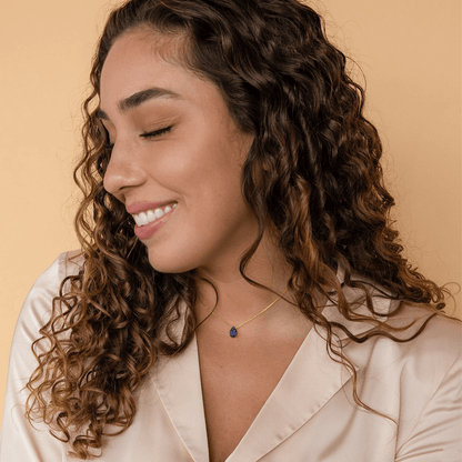 Collana acciaio con Pietra Ametista