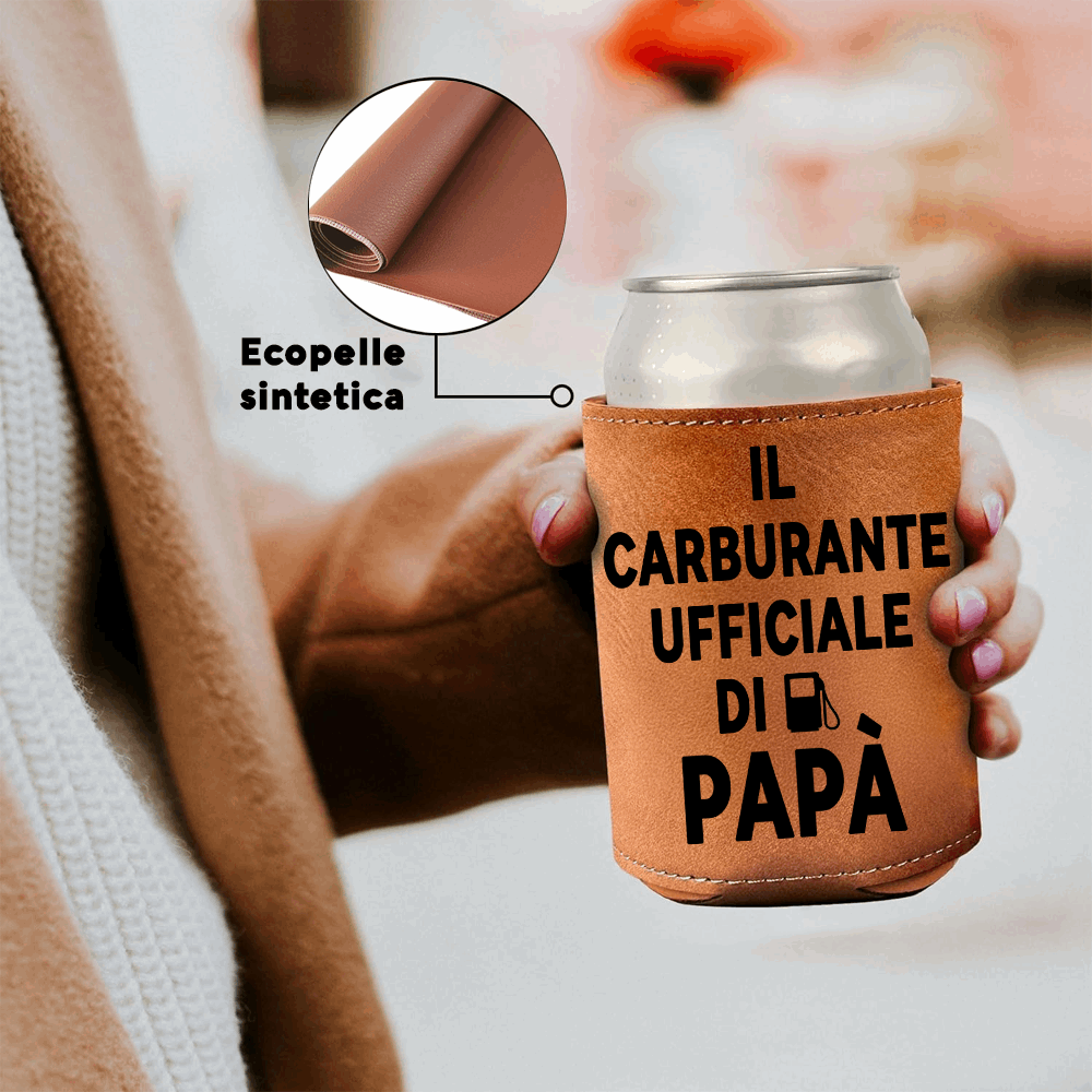 Raffredda Lattina Ecopelle Sintetica Marrone - Il Carburante Ufficiale di Papà