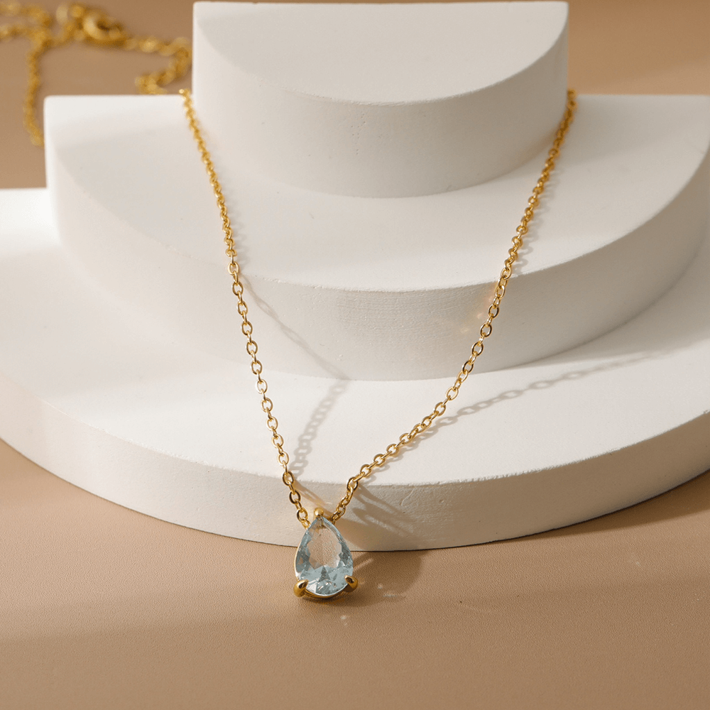Collana con Pietra Acquamarina