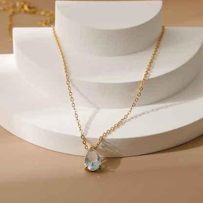 Collana con Pietra Acquamarina