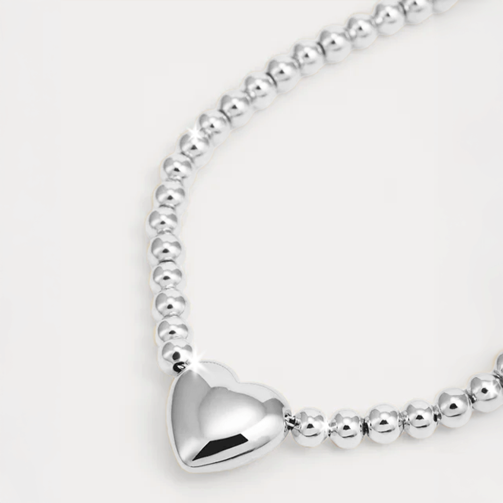 Bracciale Donna in Argento Sterling 925 - Con catena di cuori