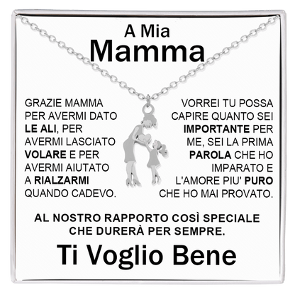 Collana Mamma e Figlia - Ti voglio bene.