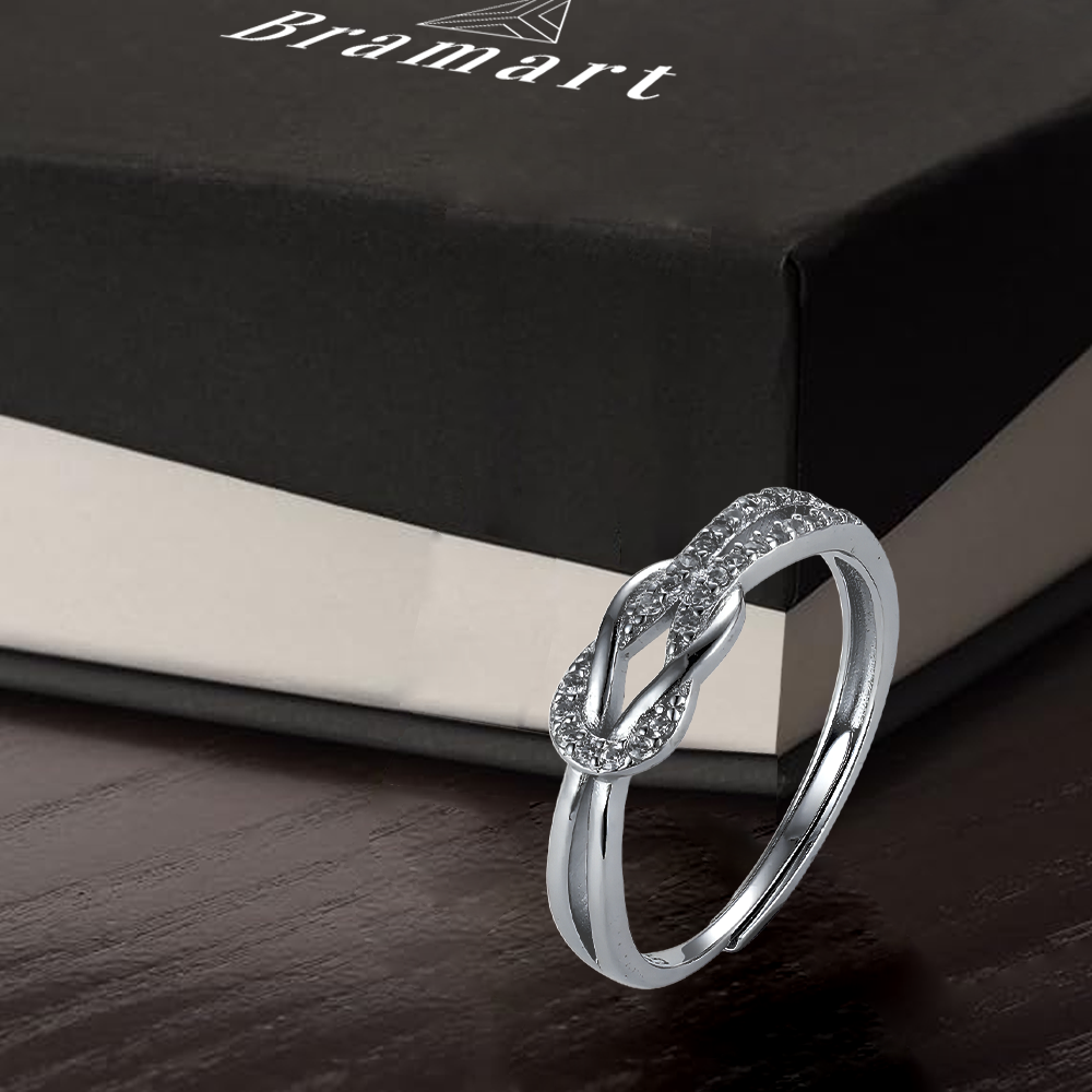 Anello Nodo da Donna in Argento Sterling 925 - A mia Sorella