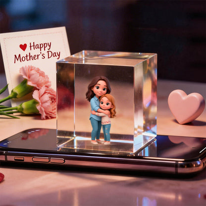 Video Ologramma 3D Personaggi Cartoon Regalo Festa della Mamma