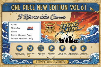 One Piece New Edition 61 - Eiichiro Oda | Manga Star Comics