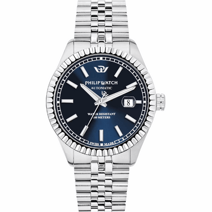 Philip Watch Caribe Automatico Blu R822 data jubilee