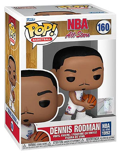 Funko Pop ! Basketball Nba All Stars - (160) Dennis Rodman (1992) Figure 10Cm
