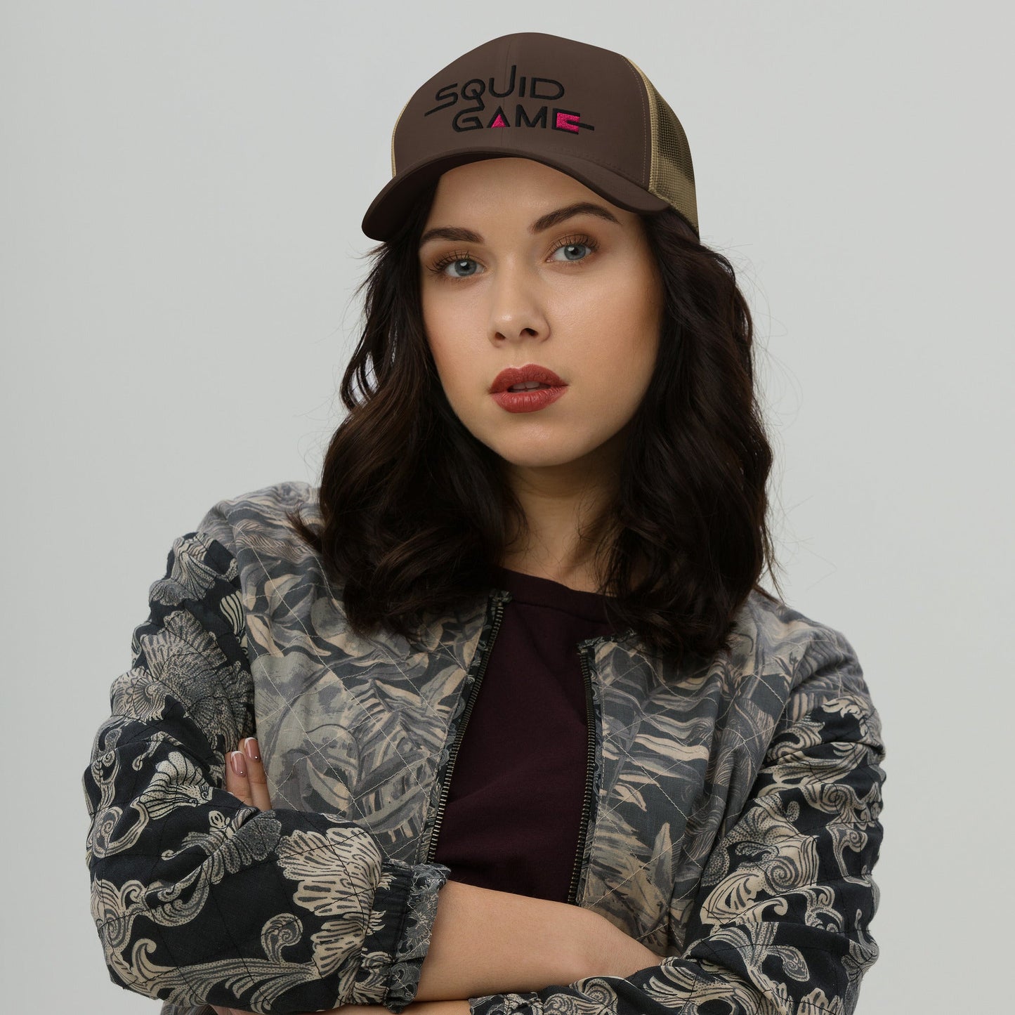 Cappellino trucker della serie Squid Game (ricamato) 🆓🚚