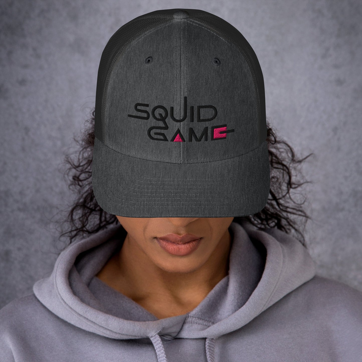 Cappellino trucker della serie Squid Game (ricamato) 🆓🚚