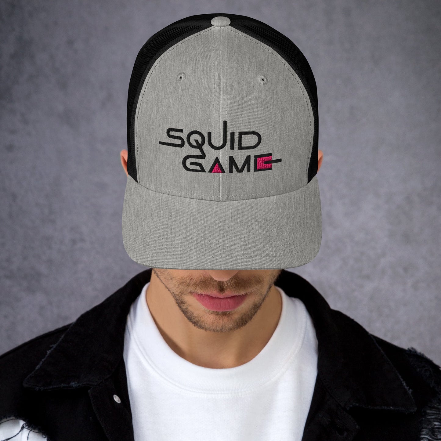 Cappellino trucker della serie Squid Game (ricamato) 🆓🚚