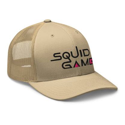 Cappellino trucker della serie Squid Game (ricamato) 🆓🚚