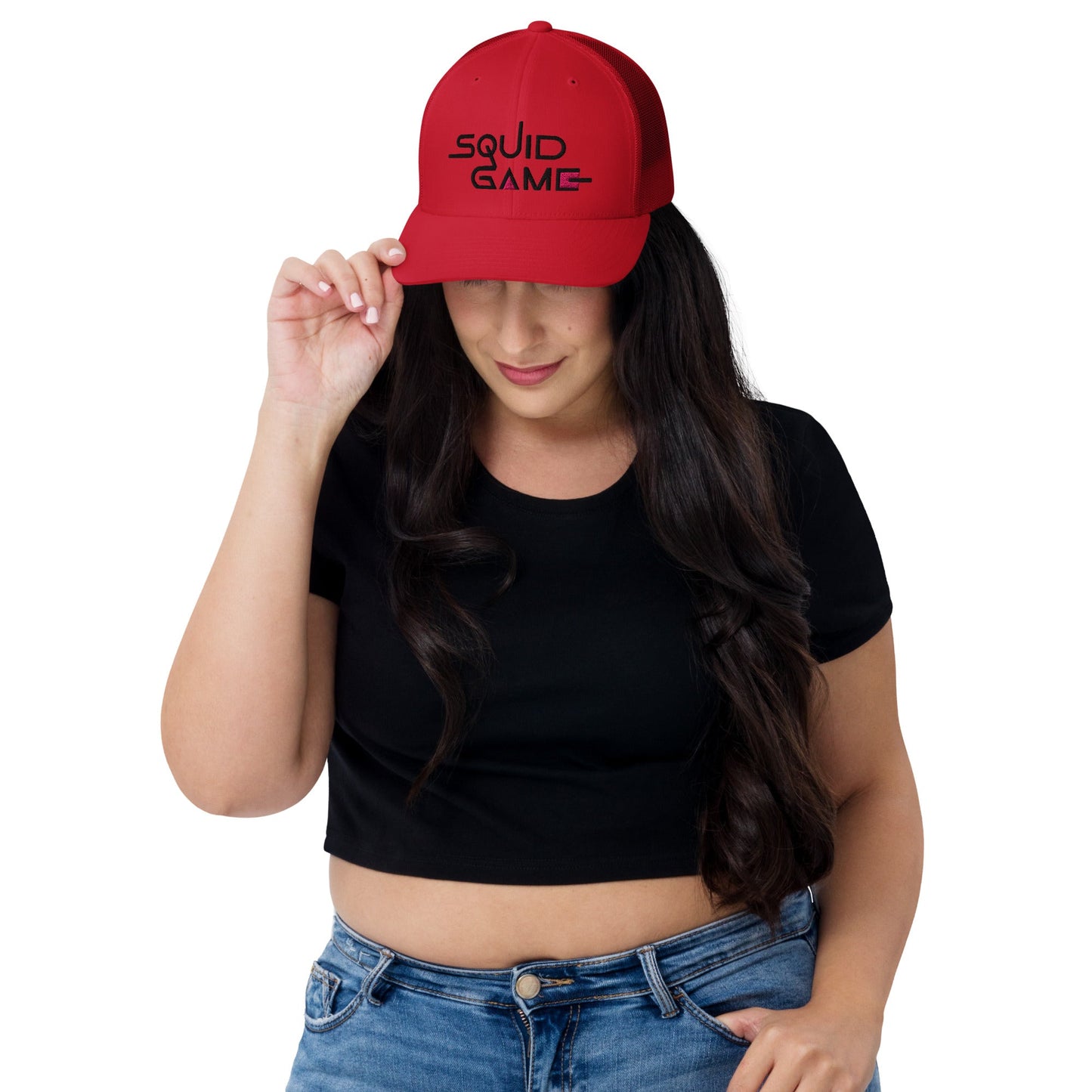 Cappellino trucker della serie Squid Game (ricamato) 🆓🚚