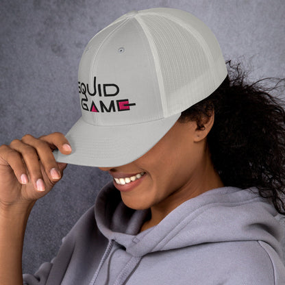 Cappellino trucker della serie Squid Game (ricamato) 🆓🚚