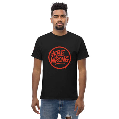 Maglietta Classica Unisex 100% Cotone 👕 | FAIL Streetwear #BEWRONG 🔴 – Imperfezione come Stile