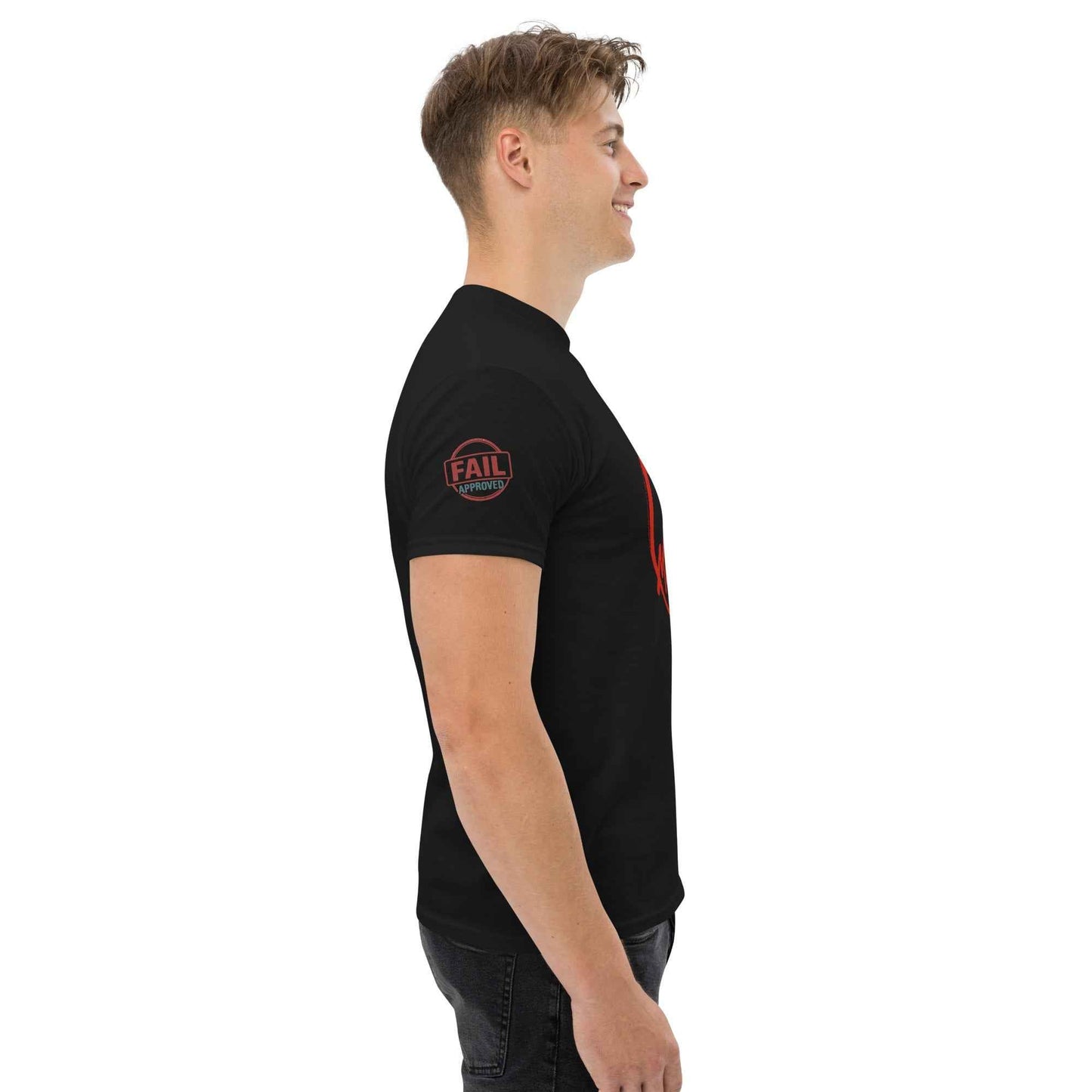 Maglietta Classica Unisex 100% Cotone 👕 | FAIL Streetwear “POWER IN MISTAKES” 🔴 – Imperfezione che Diventa Stile