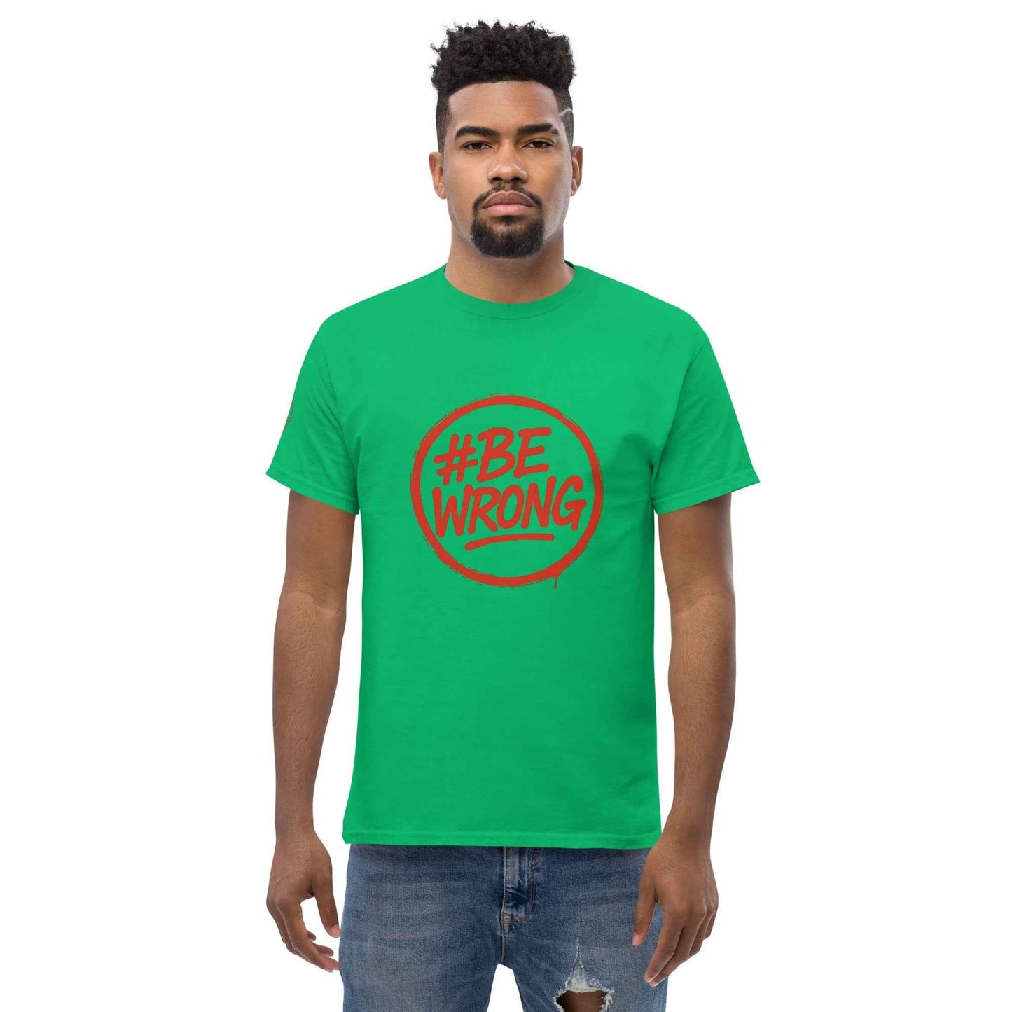 Maglietta Classica Unisex 100% Cotone 👕 | FAIL Streetwear #BEWRONG 🔴 – Imperfezione come Stile