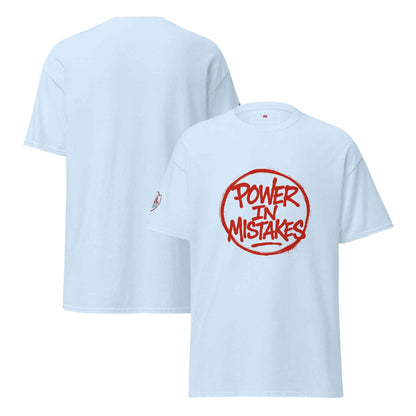 Maglietta Classica Unisex 100% Cotone 👕 | FAIL Streetwear “POWER IN MISTAKES” 🔴 – Imperfezione che Diventa Stile