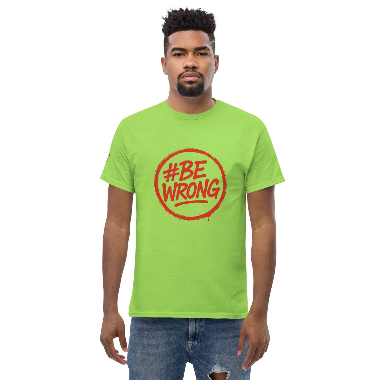 Maglietta Classica Unisex 100% Cotone 👕 | FAIL Streetwear #BEWRONG 🔴 – Imperfezione come Stile