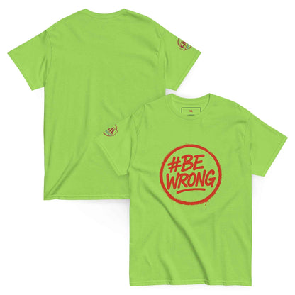 Maglietta Classica Unisex 100% Cotone 👕 | FAIL Streetwear #BEWRONG 🔴 – Imperfezione come Stile