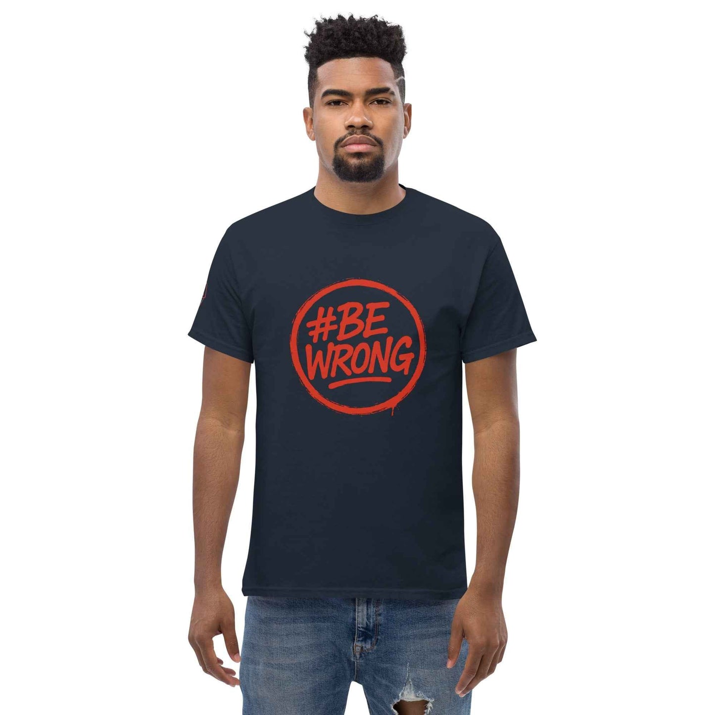 Maglietta Classica Unisex 100% Cotone 👕 | FAIL Streetwear #BEWRONG 🔴 – Imperfezione come Stile