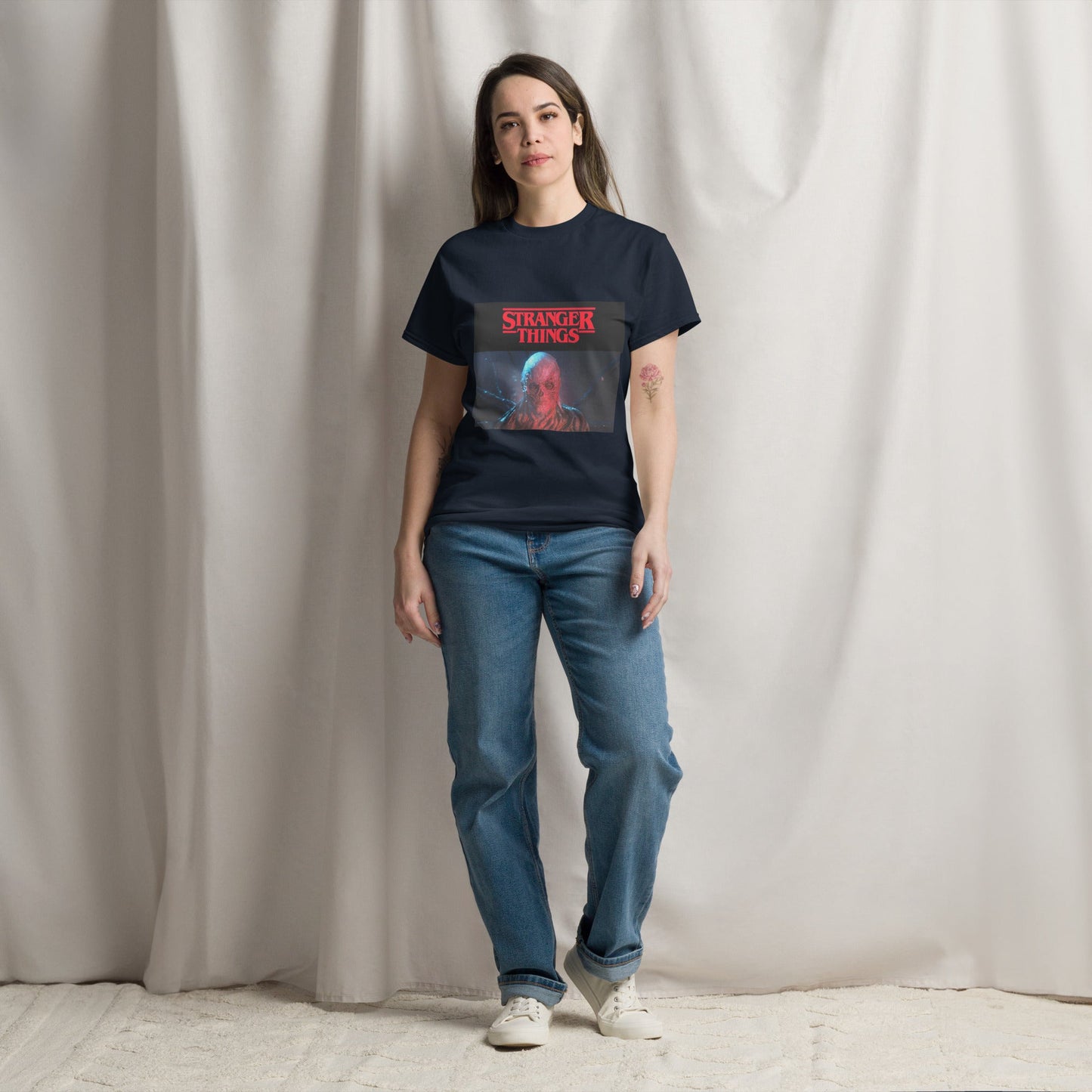 T-shirt classica unisex - Stranger Thing Skull