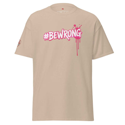 Maglietta Unisex Cotone 100% 👕 | Maglietta BEWRONG FAIL Streetwear 🔴 – Basic che Diventa Stile