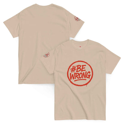 Maglietta Classica Unisex 100% Cotone 👕 | FAIL Streetwear #BEWRONG 🔴 – Imperfezione come Stile